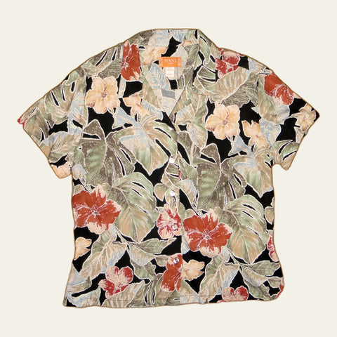 Womens Aloha shirt by Nani Hawaii.  100% Rayon Viscose, Size: Womens Large.