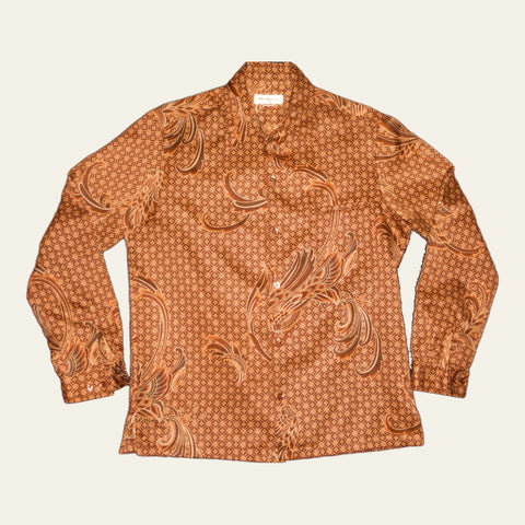 Vintage Mens long sleeve shirt by Tori Richard.  Polyester, Size: Mens Large.