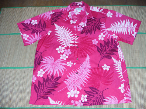 Men's Aloha shirt by T&L Muu Muu Factory.  50% cotton, 50% polyester, Size: Mens 3XL
