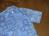 Men's pullover style Aloha shirt by Makapuu Sportswear.  Barkcloth, Size: Mens Medium