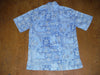 Men's pullover style Aloha shirt by Makapuu Sportswear.  Barkcloth, Size: Mens Medium