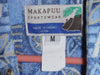 Men's pullover style Aloha shirt by Makapuu Sportswear.  Barkcloth, Size: Mens Medium
