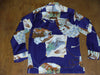 Vintage men's Long sleeve Aloha shirt by Tori Richard, Silky polyester, Size: Mens Large
