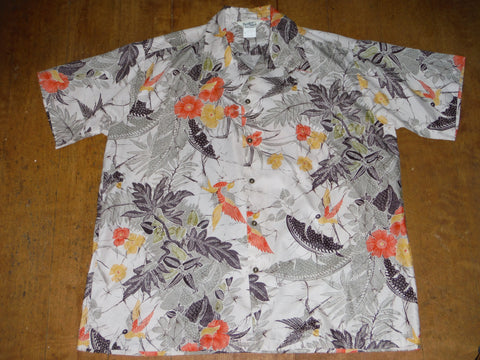 Mens Aloha shirt by Paradise Hawaii. Rayon, Size: Mens XXL