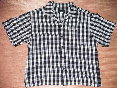 Mens Palaka Shirt by Nani Lehua.  Made of a heavy Cotton, Size: Mens XL