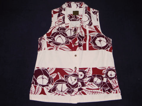 Womens Blouse by Sig Zane. Cotton, Size: Womens Large