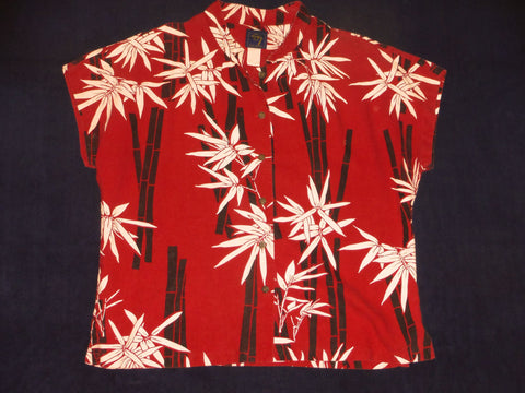 Womens Aloha shirt by Sig Zane.  Cotton, Size: Womens Extral Large.
