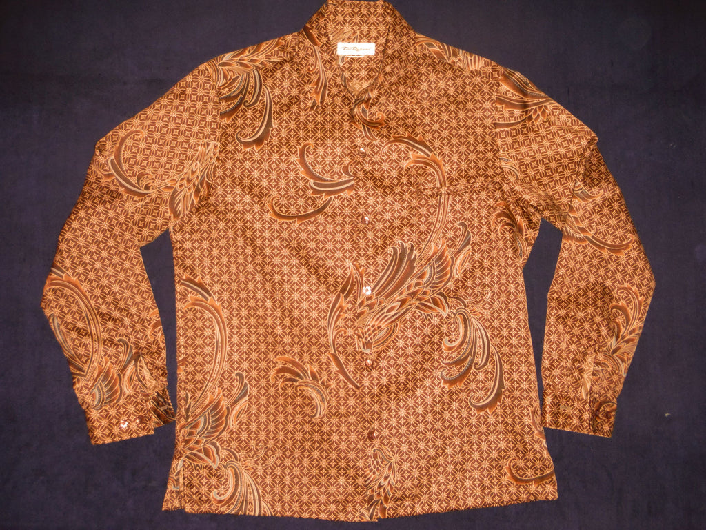 Vintage Mens long sleeve shirt by Tori Richard. Polyester, Size: Mens –  HiloBay Vintage