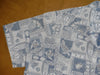 Vintage Mens Hawaiian shirt by Pride of Hawaii.  Light Cotton blend, Size: Mens XL